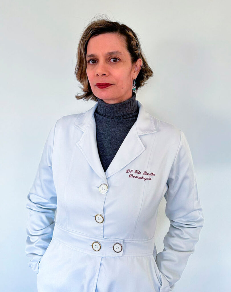 Dra.Taís Bonilha. Dermatologista com 20 anos de experência no tratamento da Acne 