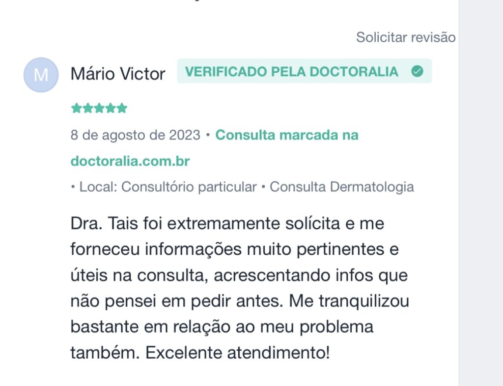 Opinião de pacientes reais